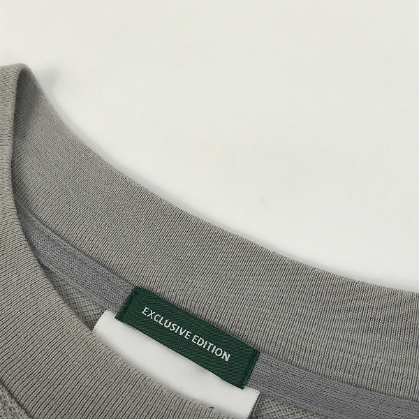 実際に弊社で買取させて頂いたLACOSTE/ラコステ 鹿の子地 ロングスリーブTシャツ グレー TH029J /Lの画像 5枚目