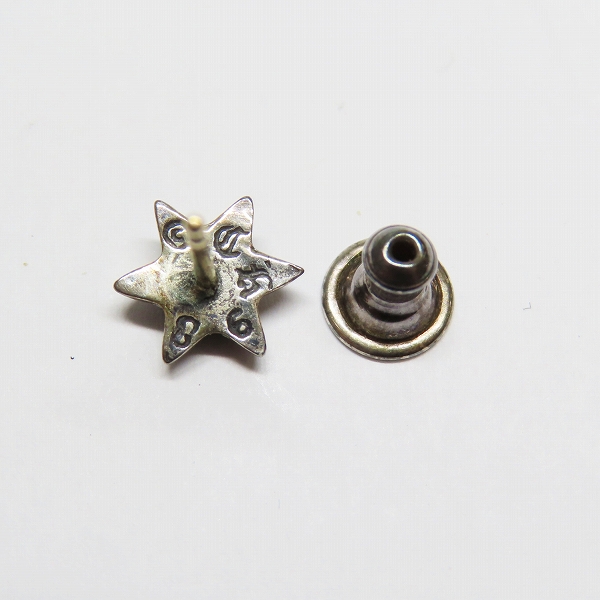 実際に弊社で買取させて頂いたCHROME HEARTS/クロムハーツ スター スタッド ピアス の画像 2枚目