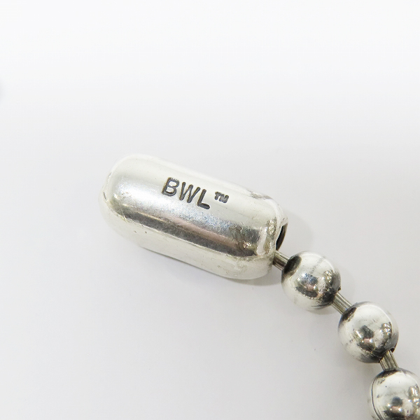 実際に弊社で買取させて頂いた【ワンオフ】BWL/ビルウォールレザー ラージボールチェーンネックレス w/18K ゴールドバスケット 18K ストッパー の画像 5枚目