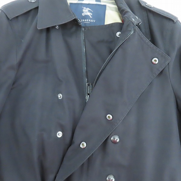 実際に弊社で買取させて頂いたBURBERRY LONDON/バーバリー ロンドン 裏地ノバチェック コート A1A05-192-09/Mの画像 2枚目