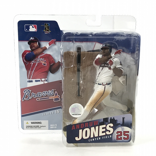 実際に弊社で買取させて頂いた【未開封】McFARLANE TOYS/マクファーレントイズ アトランタ・ブレーブス #25 ANDRUW JONES フィギュア