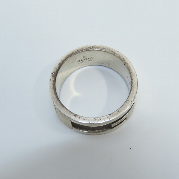 実際に弊社で買取させて頂いたGUCCI/グッチ Gロゴ リング 18号の画像 5枚目