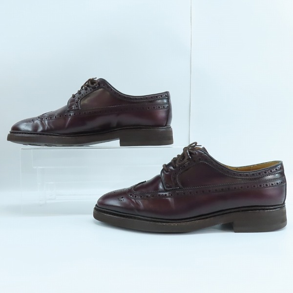 実際に弊社で買取させて頂いたBerwick/バーウィック ウイングチップ レザー ビジネスシューズ 5278/7.5の画像 3枚目