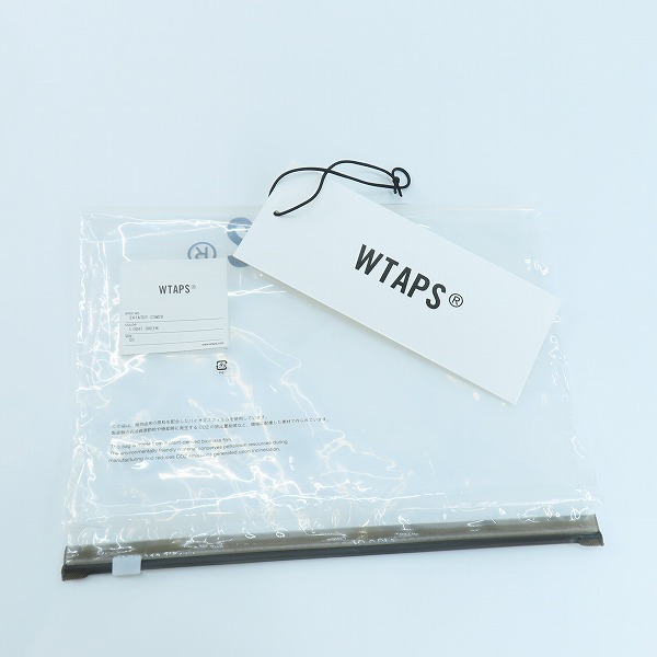 実際に弊社で買取させて頂いたWTAPS/ダブルタップス 2024SS AII / SS / COTTON. SIGN コットンジャージーTシャツ 241ATDT-CSM29 LIGHT GREEN/01の画像 6枚目