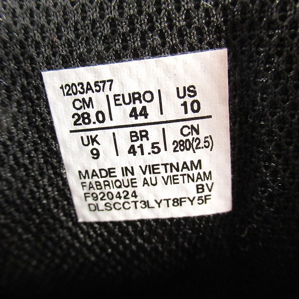 実際に弊社で買取させて頂いたLagua Gem × atmos × Asics/ラグア ジェム × アトモス × アシックス GEL-NYC/ゲル NYC スニーカー 1203A577-001/28.0の画像 5枚目