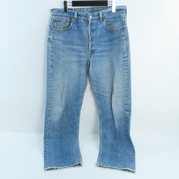 実際に弊社で買取させて頂いたLevis/リーバイス 501XX USA製 刻印524 両面スモールe デニムパンツ/W35L32