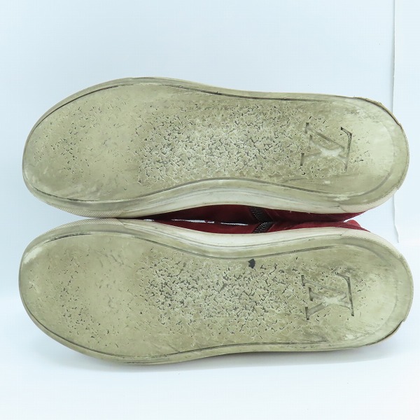 実際に弊社で買取させて頂いたLouis Vuitton/ルイヴィトン 2014 ピースマーク スエード ハイカットスニーカー/7の画像 2枚目