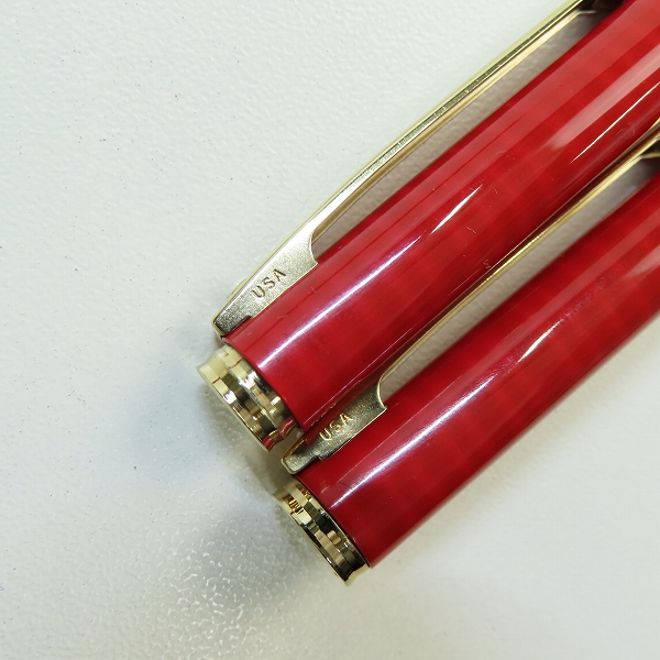 実際に弊社で買取させて頂いたSHEAFFER/シェーファー 回転式 ボールペン/シャープペンシル 2点セット レザーケース付きの画像 3枚目