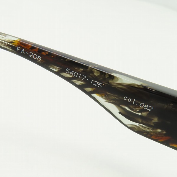実際に弊社で買取させて頂いたFactory900/ファクトリー900 メガネフレーム FA-208の画像 6枚目
