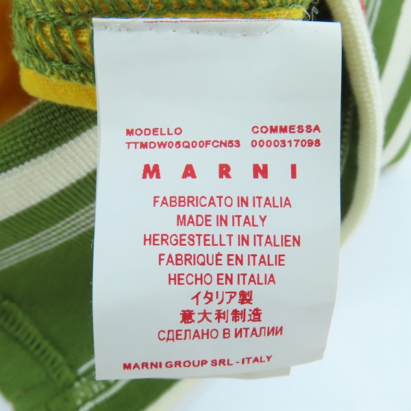 実際に弊社で買取させて頂いたMARNI/マルニ 刺繍ワッペン ワンピース TTMDW05Q00FCN53の画像 3枚目