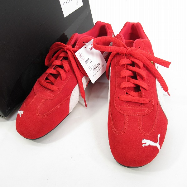 実際に弊社で買取させて頂いた【未使用】PUMA/ プーマ SPEEDCAT OG シューズ PUMA RED-PUMA WHITE 398846 02/29.0