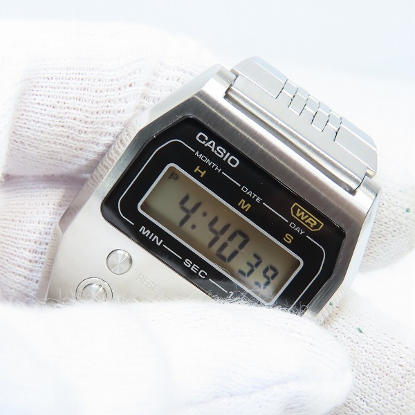 実際に弊社で買取させて頂いた【保証期間内】CASIO/カシオ クラシック PREMIUMシリーズ クォーツ腕時計 A1100D-1JF の画像 5枚目