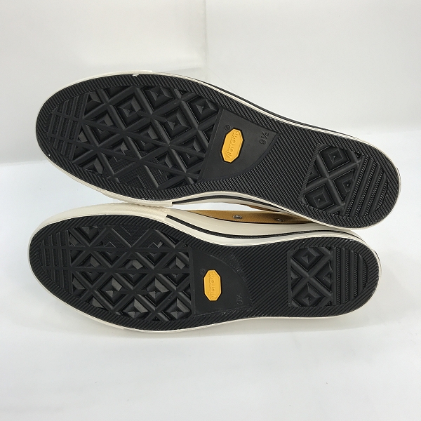 実際に弊社で買取させて頂いたCONVERSE ADDICT/コンバース アディクト CHUCK TAYLOR CANVAS OX/チャックテイラー ビブラムソール スニーカー 1AD249/28の画像 2枚目