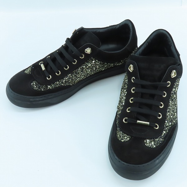 実際に弊社で買取させて頂いたJIMMY CHOO/ジミーチュウ ローカットスニーカー 42