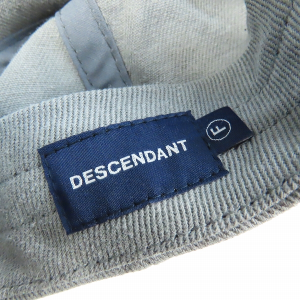 実際に弊社で買取させて頂いたDESCENDANT/ディセンダント 20AW TEAM COLLEGE CAP/キャップ Fの画像 5枚目