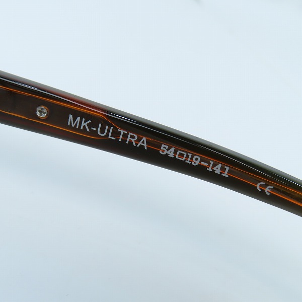 実際に弊社で買取させて頂いたLess than human/レスザンヒューマン MK-ULTRA  メガネフレーム アイウェア 　の画像 5枚目