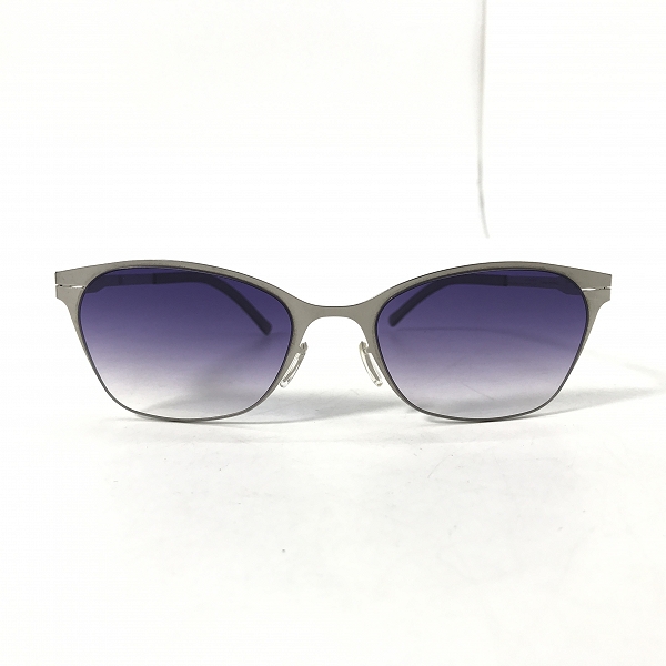 実際に弊社で買取させて頂いたic! berlin/アイシーベルリン Tina H. メガネフレーム アイウェア シルバー×パープル