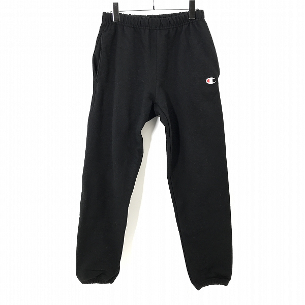 実際に弊社で買取させて頂いたChampion/チャンピオン REVERSE WEAVE/リバースウィーブ スウェットパンツ/ブラック/S