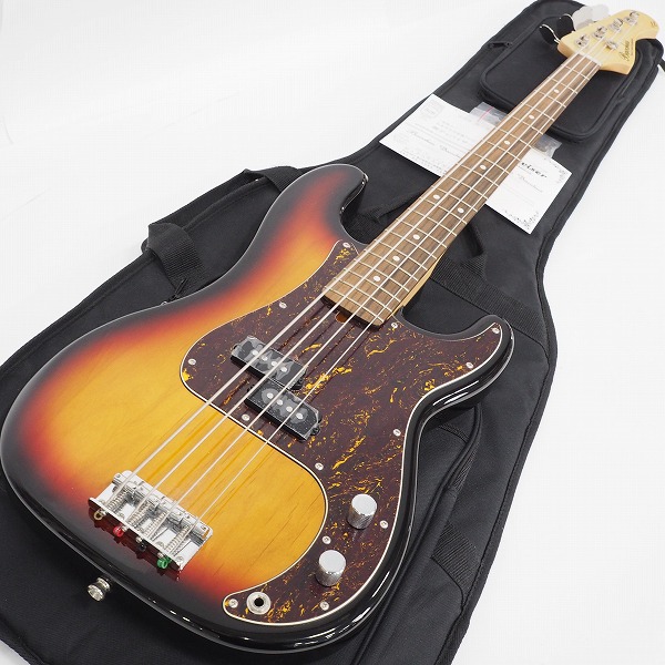 実際に弊社で買取させて頂いた【難有り】Bacchus/バッカス BPB-600G プレシジョンベースType 4弦エレキベース ソフトケース付