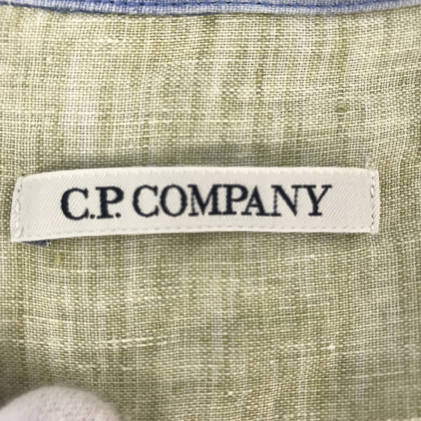 実際に弊社で買取させて頂いたC.P COMPANY/シーピーカンパニー リネンシャツ XLの画像 2枚目
