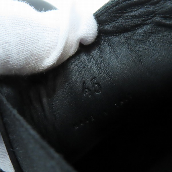 実際に弊社で買取させて頂いたBOTTEGA VENETA/ボッテガヴェネタ タイヤアンクル サイドゴア チェルシーブーツ ブラック×パープル/45の画像 5枚目