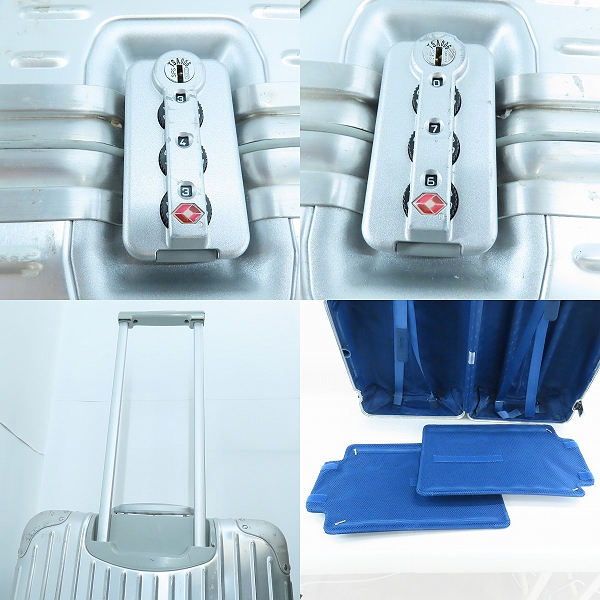 実際に弊社で買取させて頂いたRIMOWA/リモワ TOPAS/トパーズ マルチホイール 4輪 スーツケース 924.63.00.5の画像 8枚目