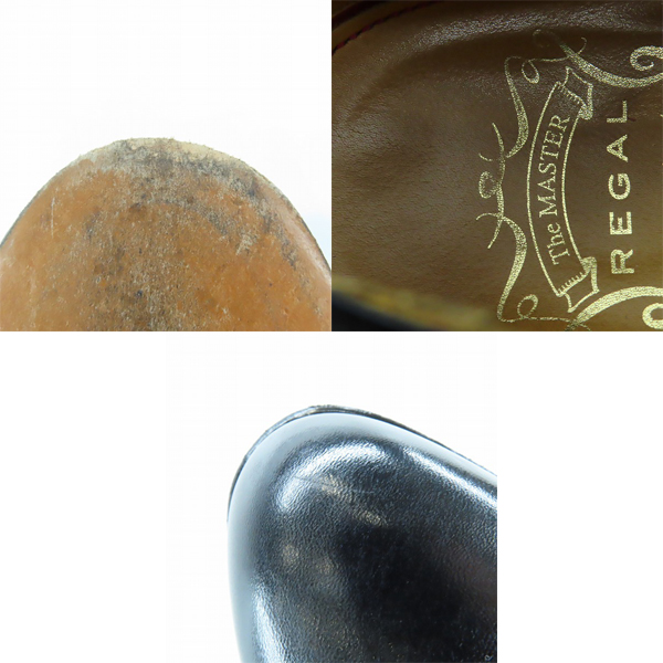 実際に弊社で買取させて頂いたThe MASTER REGAL/マスターリーガル ストレートチップ ビジネスシューズ 01AL/26.0の画像 6枚目