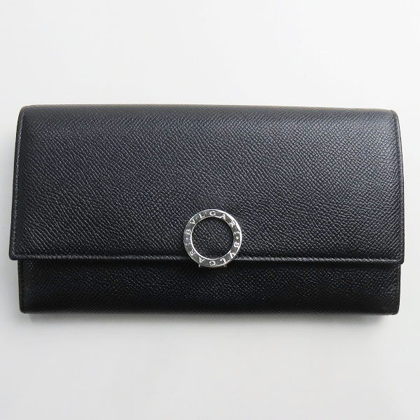 実際に弊社で買取させて頂いたBVLGARI/ブルガリ  レザー二つ折り長財布
