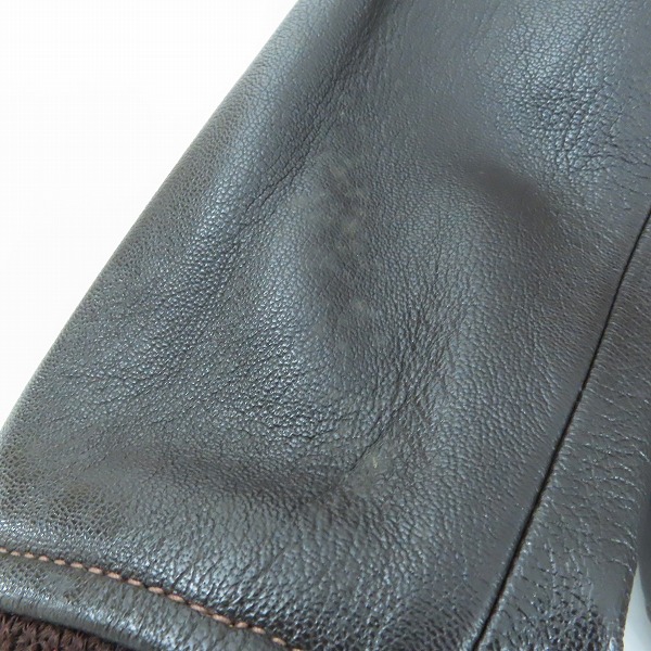 実際に弊社で買取させて頂いたBUZZ RICKSON'S/バズリクソンズ G-1 レザー フライトジャケット M83151/38 の画像 7枚目