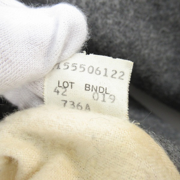 実際に弊社で買取させて頂いたSCHOTT/ショット MADE IN USA/米国製 シングルPコート/ピーコート 42の画像 3枚目