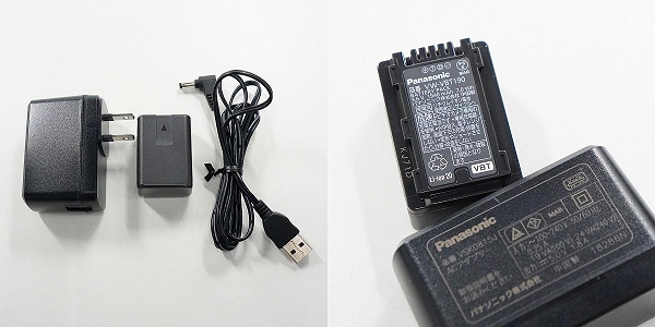 実際に弊社で買取させて頂いたPanasonic/パナソニック HC-VX1M デジタル 4K ビデオカメラ ホワイト 2018年製 簡易動作確認済みの画像 9枚目