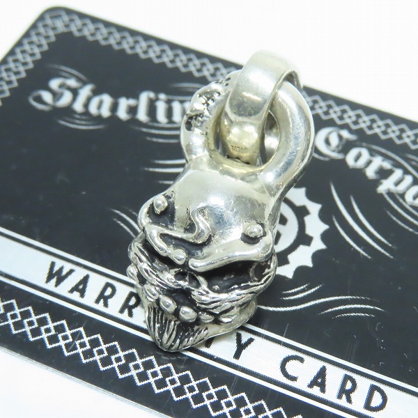 実際に弊社で買取させて頂いた【ギャラ付】STARLINGEAR/スターリンギア Micro Devil/マイクロ ニューデビル スカル ペンダント