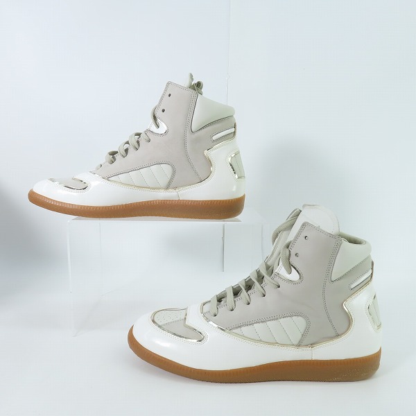 実際に弊社で買取させて頂いたMaison Martin Margiela/メゾンマルタンマルジェラ ハイトップスニーカー S37WS0138 S08151 001/41の画像 3枚目