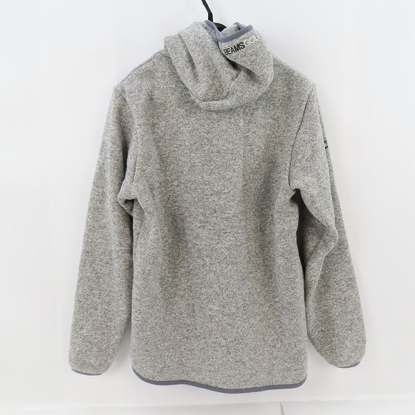 実際に弊社で買取させて頂いたBEAMS GOLF/ビームスゴルフ 20AW ポーラーテック フリース フーディー/プルオーバーパーカー グレー 82-13-0139-336/L　の画像 1枚目