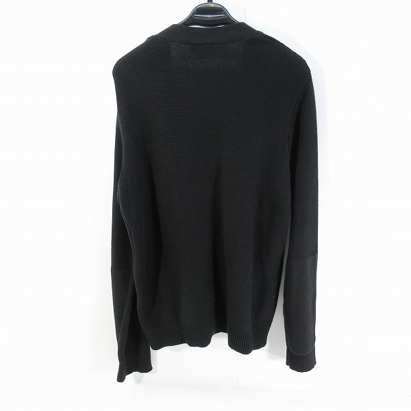 実際に弊社で買取させて頂いたLACOSTE/ラコステ ミリタリーニットカーディガン ブラック AH138EM /5の画像 1枚目