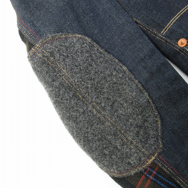 実際に弊社で買取させて頂いたJUNYA WATANABE COMME des GARCONS MAN×LEVI'S/ジュンヤワタナベ×リーバイス デニム カバーオール ジャケット WJ-C201/XSの画像 5枚目