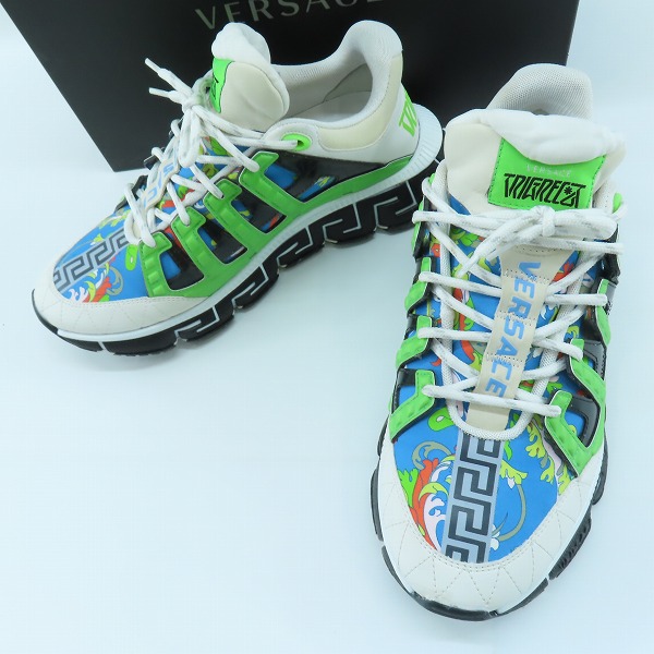 実際に弊社で買取させて頂いたversace/ヴェルサーチ sky+multiCOLOR スニーカー/43