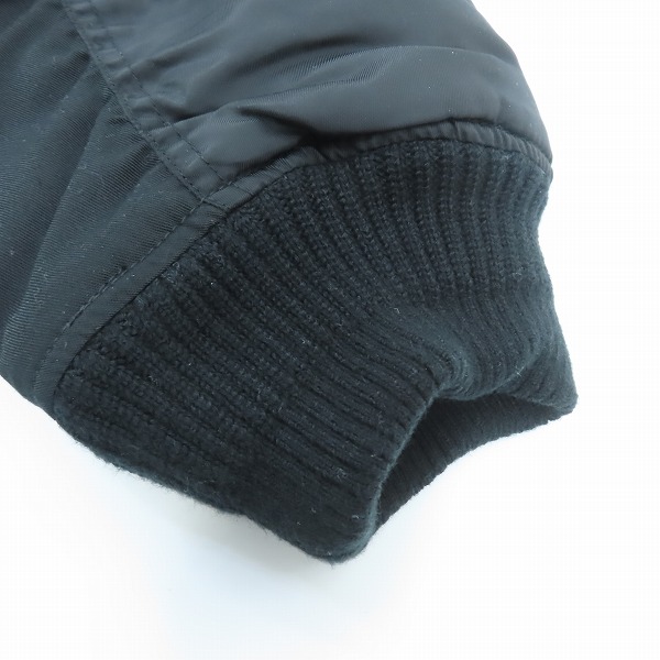 実際に弊社で買取させて頂いたNEIGHBOR HOOD×Yohji Yamamoto/ネイバーフッド×ヨウジヤマモト MA-1 JACKET/ジャケット HZ-Y70-600/222SPYY-JKM01S/Lの画像 7枚目
