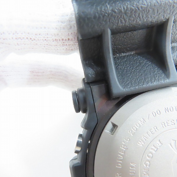 実際に弊社で買取させて頂いたG-SHOCK/Gショック FROGMAN MEN IN BLACK 2/フロッグマン DW-8200BM-1Tの画像 6枚目