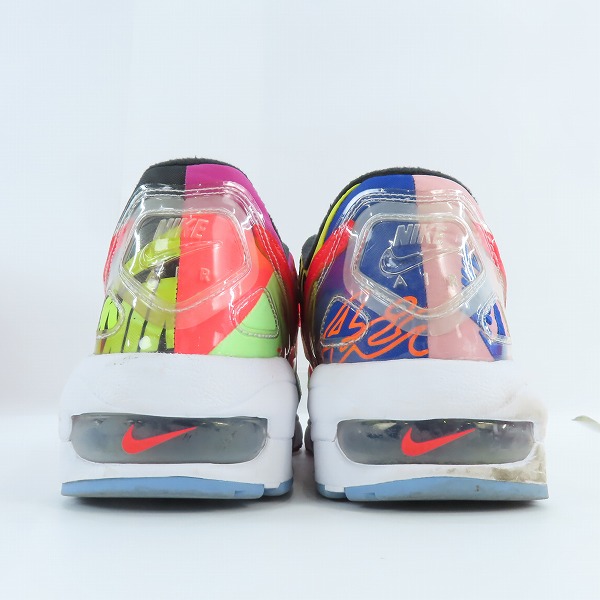 実際に弊社で買取させて頂いたNIKE/ナイキ×ATMOS/アトモス AIR MAX2 LIGHT QS/エアマックス2 ライト クイックストライク BV7406-001/27の画像 1枚目