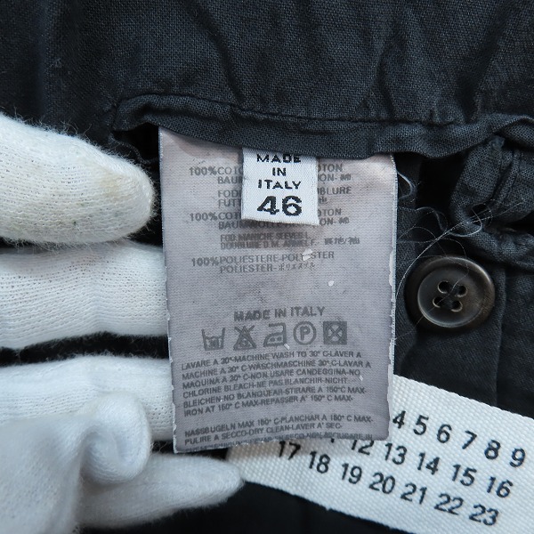 実際に弊社で買取させて頂いたMartin Margiela/マルタンマルジェラ 04AW Moleskin ジャケット/46の画像 3枚目