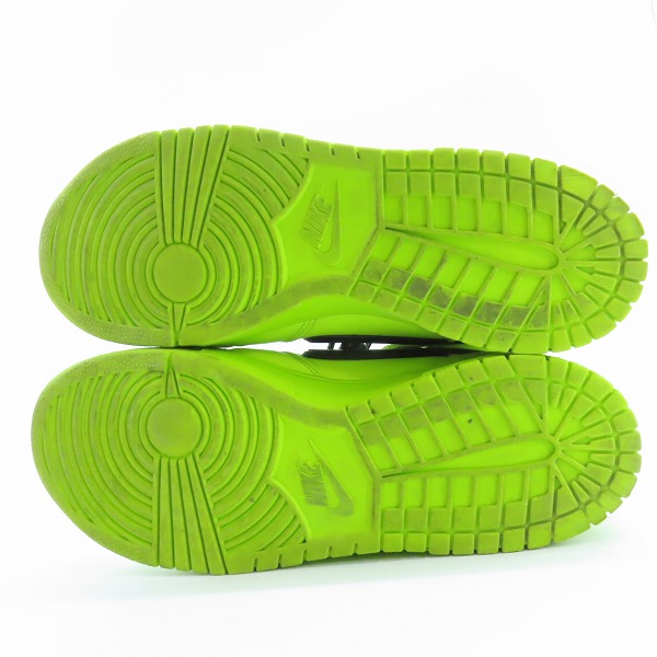 実際に弊社で買取させて頂いたNIKE×AMBUSH/ナイキ×アンブッシュ DUNK HIGH/ダンクハイ フラッシュライム CU7544-300/27.0の画像 2枚目