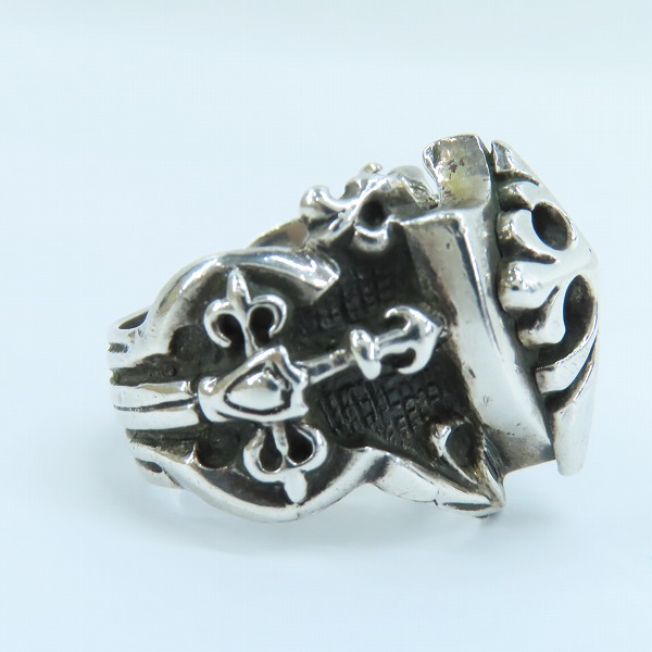 実際に弊社で買取させて頂いたStar Knights/スターナイツ クロス リング SILVER925/シルバー/17号-17.5号の画像 4枚目