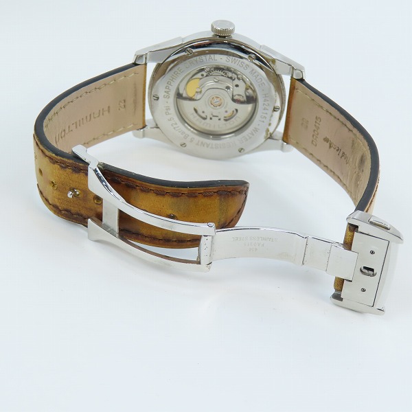 実際に弊社で買取させて頂いたHAMILTON/ハミルトン ジャズマスター 腕時計 H424151の画像 3枚目