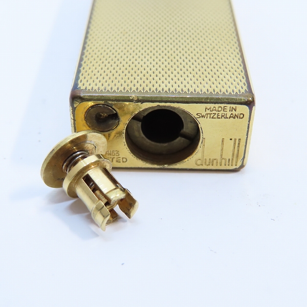 実際に弊社で買取させて頂いたdunhill/ダンヒル ローラー式/サイドローラー ガスライター ゴールドの画像 4枚目
