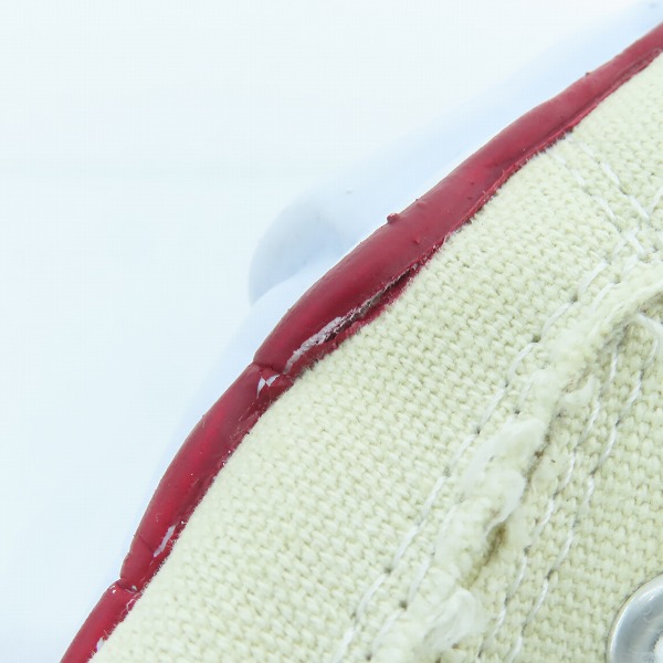 実際に弊社で買取させて頂いたMaison MIHARA YASUHIRO/メゾン ミハラヤスヒロ オリジナル ソール キャンバス ロートップ/ローカット スニーカー A04FW729/41の画像 6枚目