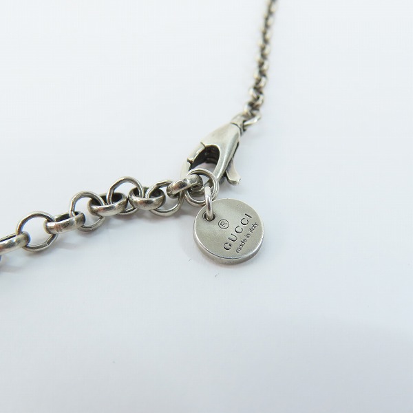 実際に弊社で買取させて頂いたGUCCI/グッチ インターロッキングGGロゴ 印唐草模様 アラベスク ネックレス/ペンダントの画像 4枚目
