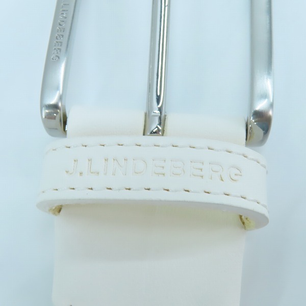 実際に弊社で買取させて頂いたJ.LINDEBERG/ジェイリンドバーグ ベルト ホワイトの画像 3枚目