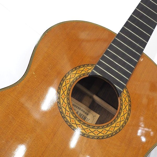 実際に弊社で買取させて頂いた★【弦無し】Takamine/タカミネ No.5 クラシックギター/ガットギター ソフトケース付の画像 5枚目