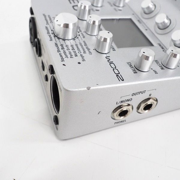 実際に弊社で買取させて頂いたZOOM/ズーム A3 Pre-Amp & Effects for Acoustic Guitar アコースティックギター用プリアンプ エフェクター/動作確認済の画像 2枚目